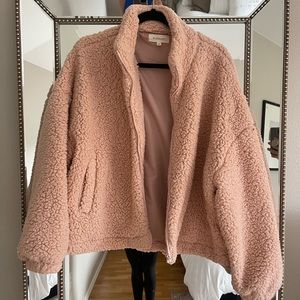 Oversized Sherpa coat S/M